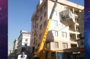 جرثقیل برای بارگیری یخچال صنعتی