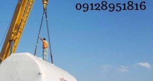 جابجایی دیگ بخار با جرثقیل
