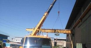 جرثقیل برای نصب جرثقیل دروازه ای