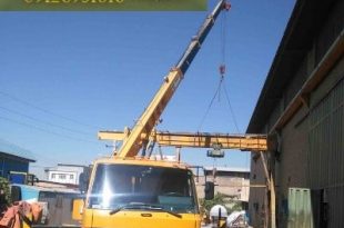 جرثقیل برای نصب جرثقیل دروازه ای