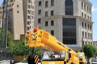 جرثقیل در سعادت آباد