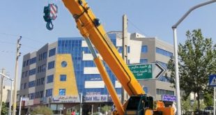 جاره جرثقیل در بلوار فردوس